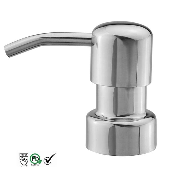 liquid soap dispenser polished 304 stainless steel sink 17 oz bottle /3.15 inch threaded tube for thick deck installation
liquid soap dispenser polished 304 stainless steel sink 17 oz bottle /3.15 inch threaded tube for thick deck installation