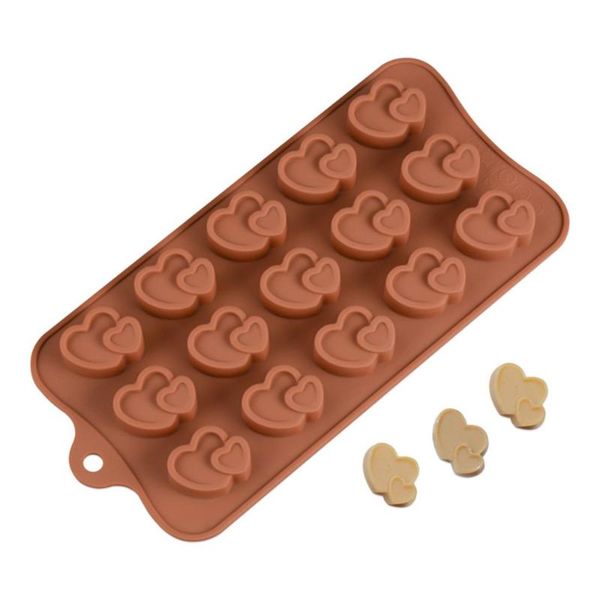 cake tools decoration love heart shape 15 cavity chocolate mold silicone for baking decorating eco-friendly
cake tools decoration love heart shape 15 cavity chocolate mold silicone for baking decorating eco-friendly