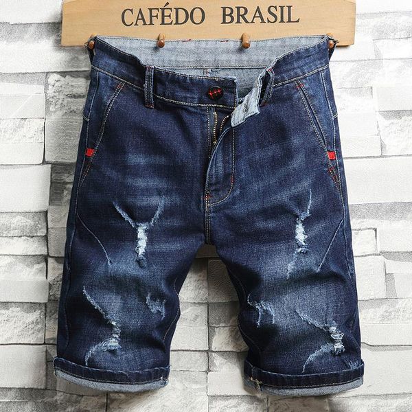 summer new classic men's vintage ripped jeans shorts fashion streetwear hip hop hole brand elastic force regular fit denim short, White;black
summer new classic men's vintage ripped jeans shorts fashion streetwear hip hop hole brand elastic force regular fit denim short, White;black