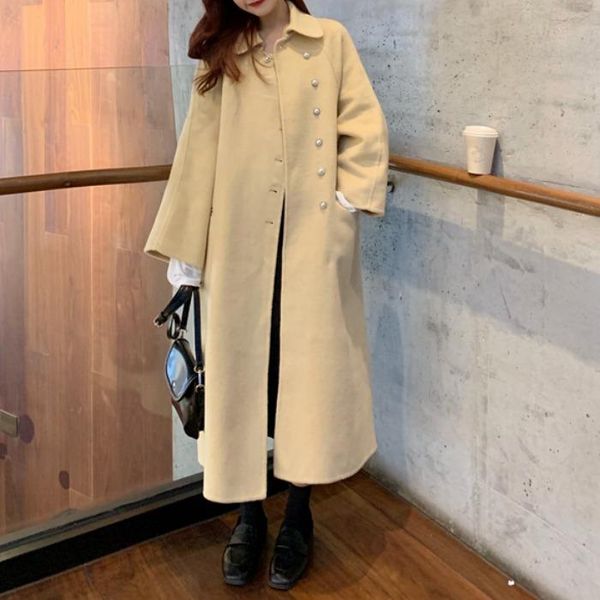 mid-length over-the-knee coat women's 2021 new autumn and winter all-match korean style loose western fashion woolen coat trend, Black
mid-length over-the-knee coat women's 2021 new autumn and winter all-match korean style loose western fashion woolen coat trend, Black