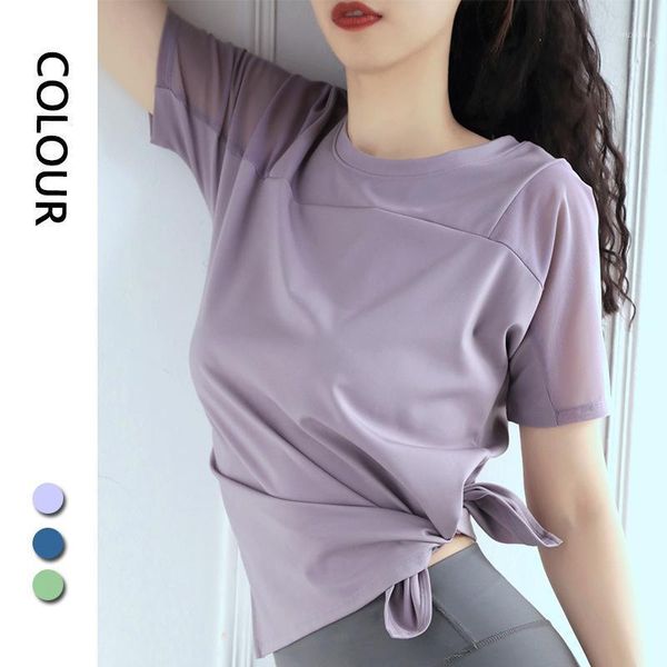 yoga outfit summer shoulder yarn loose short sleeve clothes korean sports fitness women's running t-shirt
yoga outfit summer shoulder yarn loose short sleeve clothes korean sports fitness women's running t-shirt