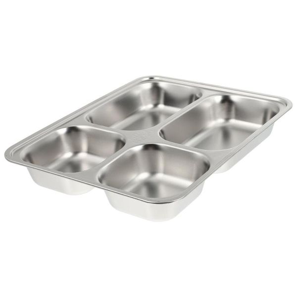 dishes & plates 1pc stainless steel divided plate rectangular 4 sections serving tray
dishes & plates 1pc stainless steel divided plate rectangular 4 sections serving tray