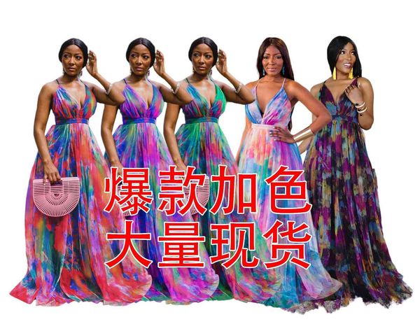 luxury casual dresses dd0932021 long skirt digital printing fashion drs, Black;gray
luxury casual dresses dd0932021 long skirt digital printing fashion drs, Black;gray