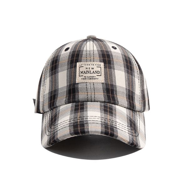 hat girl spring autumn classic plaid soft lovers casual slim baseball cap men's fashion, Black;white
hat girl spring autumn classic plaid soft lovers casual slim baseball cap men's fashion, Black;white