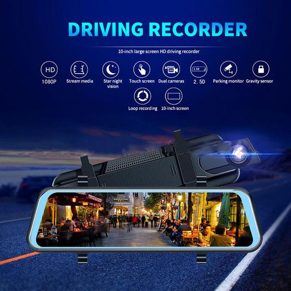 dual lens car video recorder 12 inch touch screen 2k rear view camera g-sensor night vision 170° dash camera car dvr
dual lens car video recorder 12 inch touch screen 2k rear view camera g-sensor night vision 170° dash camera car dvr