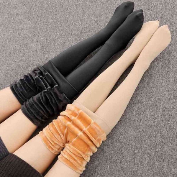 leggings nylon plush thickened high density super soft hip slim fit with feet layered warm for women, Black
leggings nylon plush thickened high density super soft hip slim fit with feet layered warm for women, Black
