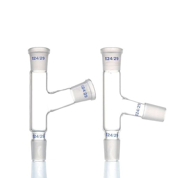 lab supplies distillation head 75 degrees glassware laboratory adapter connect the flask and tube caliber 19 24 29mm
lab supplies distillation head 75 degrees glassware laboratory adapter connect the flask and tube caliber 19 24 29mm