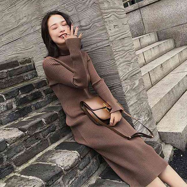 autumn winter knitted turtleneck women dress sweater slim bodycon long sleeve bottoming vestidos f113, Black;gray
autumn winter knitted turtleneck women dress sweater slim bodycon long sleeve bottoming vestidos f113, Black;gray