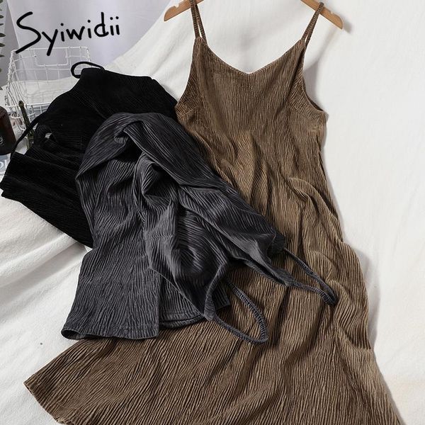 casual dresses syiwidii fashion high waist camis women backless sleeveless a-line solid black clothing 2021 summer spring korean, Black;gray
casual dresses syiwidii fashion high waist camis women backless sleeveless a-line solid black clothing 2021 summer spring korean, Black;gray