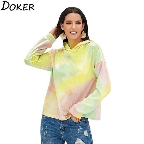women's hoodies & sweatshirts 2021 spring tie-dye women clothes harajuku ladies long sleeve fashion casual hooded pullover sweatshirt, Black
women's hoodies & sweatshirts 2021 spring tie-dye women clothes harajuku ladies long sleeve fashion casual hooded pullover sweatshirt, Black