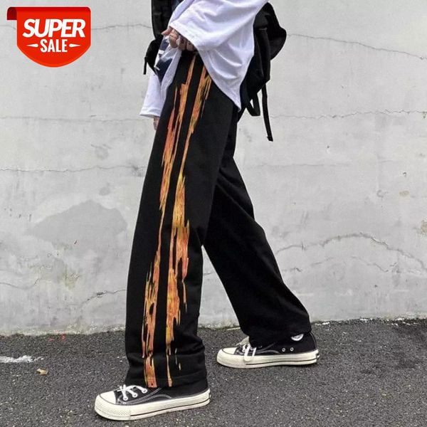 harajuku style pants women pant men ins super personality street tie-dye print straight through loose casual wide-leg autumn #en9q, Black;white 
harajuku style pants women pant men ins super personality street tie-dye print straight through loose casual wide-leg autumn #en9q, Black;white