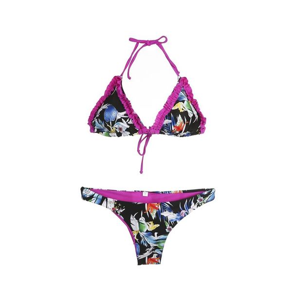 women's swimwear floral bikinis halter beach women swimsuit bathing suit brazilian bikini set maillot de bain biquini good quality, White;black
women's swimwear floral bikinis halter beach women swimsuit bathing suit brazilian bikini set maillot de bain biquini good quality, White;black