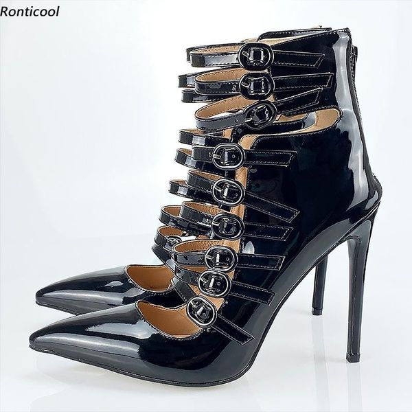 dress shoes ronticool handmade women glossy pumps buckle strap stiletto heel pointed toe black party ladies us plus size 5-15
dress shoes ronticool handmade women glossy pumps buckle strap stiletto heel pointed toe black party ladies us plus size 5-15