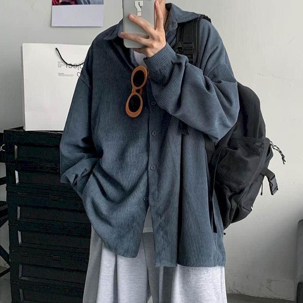 men's jackets shirt casual korean ruffian handsome corduroy jacket trend harajuku all-match hong kong style autumn long-sleeved, Black;brown
men's jackets shirt casual korean ruffian handsome corduroy jacket trend harajuku all-match hong kong style autumn long-sleeved, Black;brown
