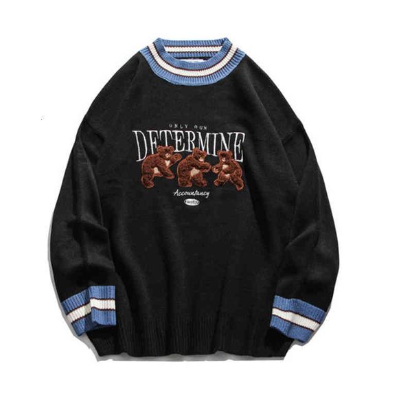 men's sweaters fojaganto autumn harajuku couple korean fashion color matching loose trend cartoon round neck men ha42, White;black
men's sweaters fojaganto autumn harajuku couple korean fashion color matching loose trend cartoon round neck men ha42, White;black
