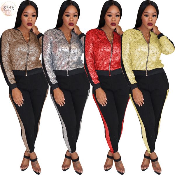 new sequin tracksuits for women 2 piece set plus size zip sweatpants patchwork spring matching sets wholesale dropshipping 2021 c092, Gray
new sequin tracksuits for women 2 piece set plus size zip sweatpants patchwork spring matching sets wholesale dropshipping 2021 c092, Gray