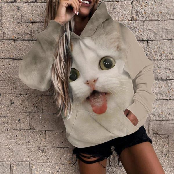 women's hoodies & sweatshirts 3d printed long sleeve oversized autumn animal print hooded sweatshirt casual blouse pullover with pocket, Black
women's hoodies & sweatshirts 3d printed long sleeve oversized autumn animal print hooded sweatshirt casual blouse pullover with pocket, Black