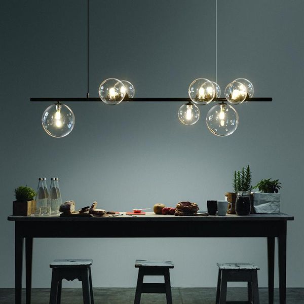 pendant lamps nordic creative glass ball chandelier light modern dinning room fixture decor hanging suspension led lamp
pendant lamps nordic creative glass ball chandelier light modern dinning room fixture decor hanging suspension led lamp