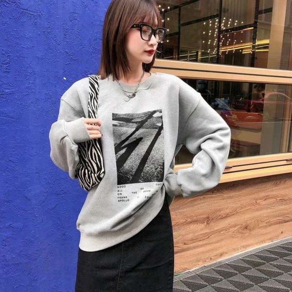 plush loose thickened new women's dz44 korean sweater fashion autumn winter long sleeve large round neck hoodless top, Black
plush loose thickened new women's dz44 korean sweater fashion autumn winter long sleeve large round neck hoodless top, Black