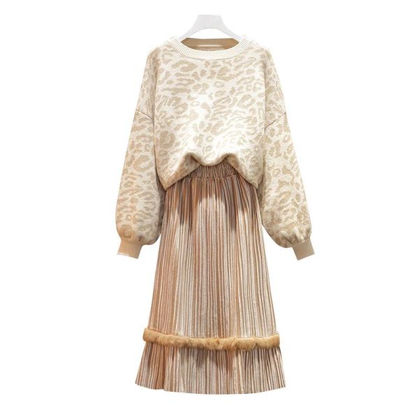 two piece dress women large plus size knitted sweater skirt suit pullover +velvet set female winter big warm matching, White
two piece dress women large plus size knitted sweater skirt suit pullover +velvet set female winter big warm matching, White