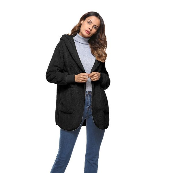 fashion faux fur hooded jacket coat women winter warm casual zipper overcoat female streetwear plush overcoat plus size 3xl, Tan;black
fashion faux fur hooded jacket coat women winter warm casual zipper overcoat female streetwear plush overcoat plus size 3xl, Tan;black