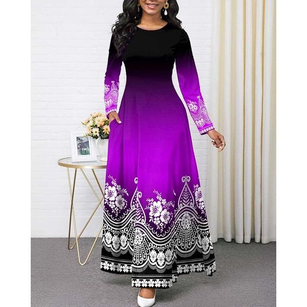 casual dresses chic gradient print ball gown dress women autumn winter elegant long sleeve high waist christmas party evening outfit, Black;gray
casual dresses chic gradient print ball gown dress women autumn winter elegant long sleeve high waist christmas party evening outfit, Black;gray