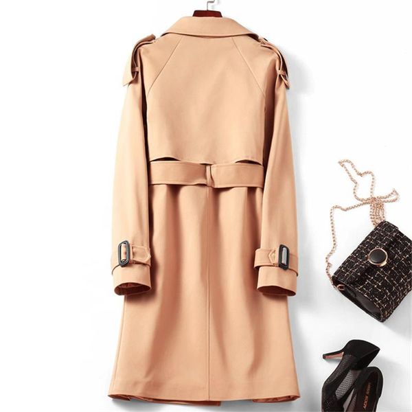 women's trench coats size windbreaker plus female mid long 2021 spring autumn fashion slim double breasted lace up cothes, Tan;black
women's trench coats size windbreaker plus female mid long 2021 spring autumn fashion slim double breasted lace up cothes, Tan;black
