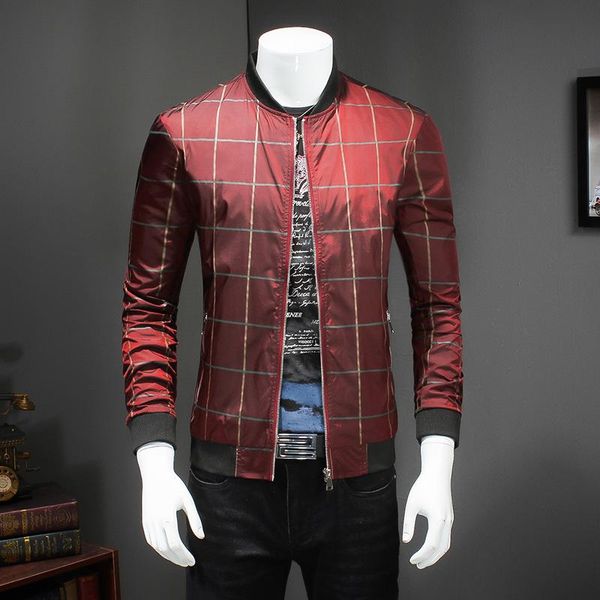 men's jackets brand men bomber jacket fashion nice korean slim fit plaid mens long sleeve windbreaker coats clothes 5xl-m tide, Black;brown
men's jackets brand men bomber jacket fashion nice korean slim fit plaid mens long sleeve windbreaker coats clothes 5xl-m tide, Black;brown