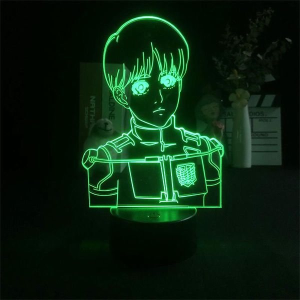 novelty lighting 3d lamp attack on titan armin arlert manga japanese anime decoration night light alarm clock base dropship delivery child
novelty lighting 3d lamp attack on titan armin arlert manga japanese anime decoration night light alarm clock base dropship delivery child