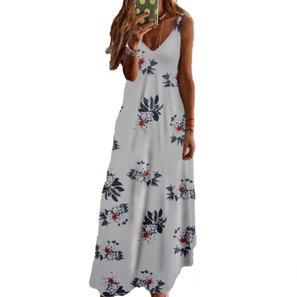 casual dresses 2021 fashion summer women long dress elegant beach print flowers polka-dot strap ladies halter boho vestidos, Black;gray
casual dresses 2021 fashion summer women long dress elegant beach print flowers polka-dot strap ladies halter boho vestidos, Black;gray