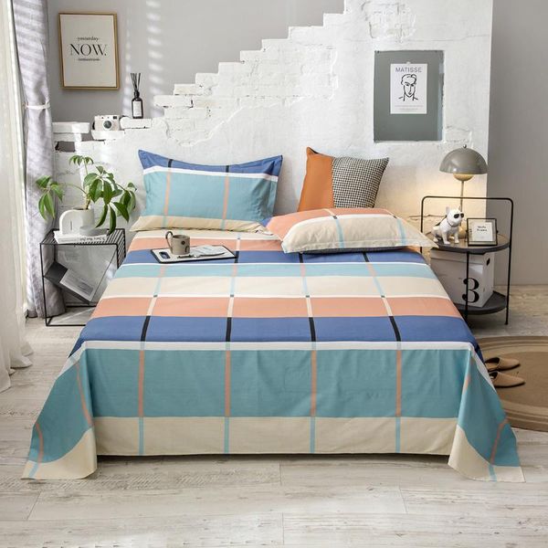 bedding sets plaid pure cotton flat sheet twin full king bed linens boys pillowcase fashion 3pcs bedclothes
bedding sets plaid pure cotton flat sheet twin full king bed linens boys pillowcase fashion 3pcs bedclothes