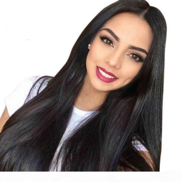 360 lace frontal wig pre plucked natural hairline straight brazilian lace front human hair wigs for women, Black;brown
360 lace frontal wig pre plucked natural hairline straight brazilian lace front human hair wigs for women, Black;brown