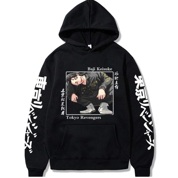 men's hoodies & sweatshirts 2021 anime tokyo revengers cute funny baji keisuke cosplay men woemn hoodie sweatshirt fashion casual autum, Black
men's hoodies & sweatshirts 2021 anime tokyo revengers cute funny baji keisuke cosplay men woemn hoodie sweatshirt fashion casual autum, Black