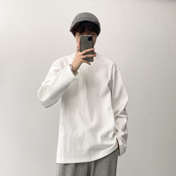 2021 cotton t-shirt men's fashion solid color casual o-neck t shirt men streetwear autumn long-sleeved tshirt mens fbr4, White;black
2021 cotton t-shirt men's fashion solid color casual o-neck t shirt men streetwear autumn long-sleeved tshirt mens fbr4, White;black