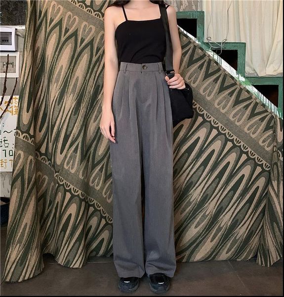 wide legged pants straight loose trousers floor alien kitty autumn women elastic high waist straight pants solid pants women, Black;white
wide legged pants straight loose trousers floor alien kitty autumn women elastic high waist straight pants solid pants women, Black;white