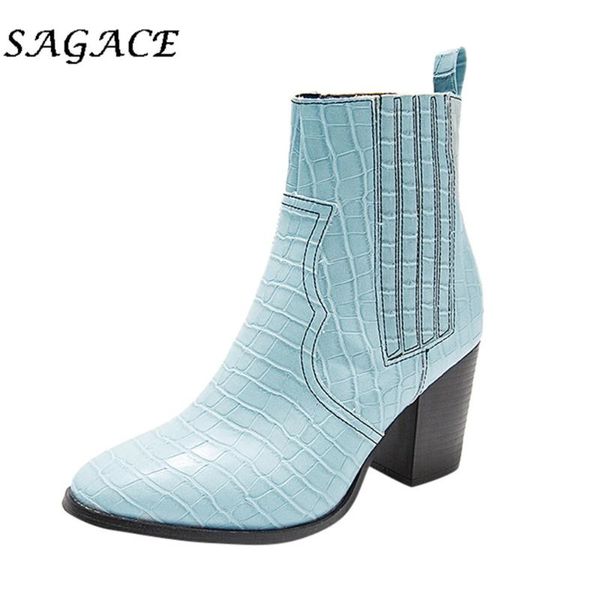 boots sagace shoes ladies leather crocodile pattern women zipper pointed toe square heels 2021 winter platform high, Black
boots sagace shoes ladies leather crocodile pattern women zipper pointed toe square heels 2021 winter platform high, Black