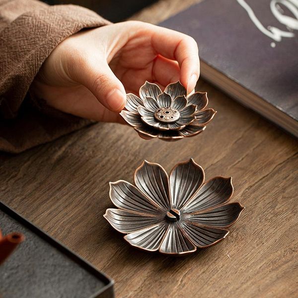 incense burner alloy support plate stick buddhism lotus coil censer buddhist temples yoga studies burn line fragrance lamps
incense burner alloy support plate stick buddhism lotus coil censer buddhist temples yoga studies burn line fragrance lamps