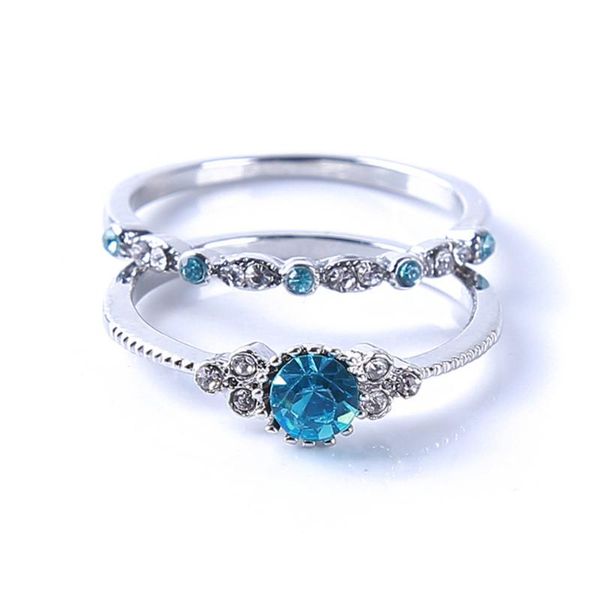 wedding rings pengbin zircon finger ring 2pcs/set women bohemian lake blue eternity simple romantic rhinestones set, Slivery;golden
wedding rings pengbin zircon finger ring 2pcs/set women bohemian lake blue eternity simple romantic rhinestones set, Slivery;golden