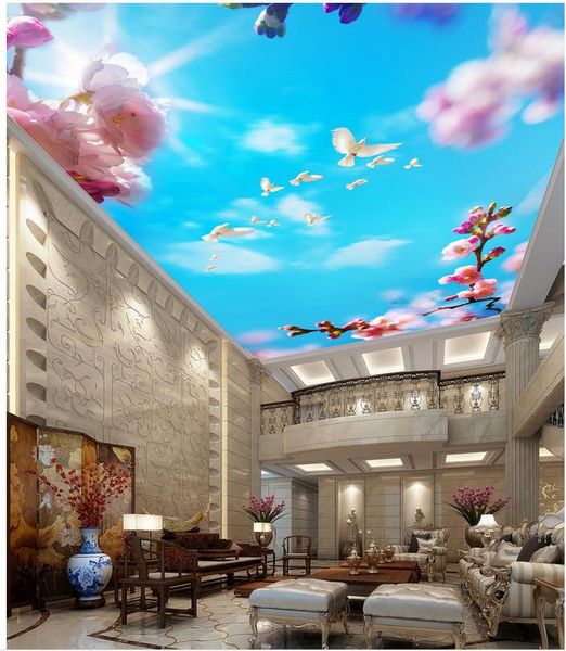 3d customized wallpaper 3d stereoscopic wallpapers flower branch blue sky white cloud bedroom ceiling mural living style wallpaper
3d customized wallpaper 3d stereoscopic wallpapers flower branch blue sky white cloud bedroom ceiling mural living style wallpaper