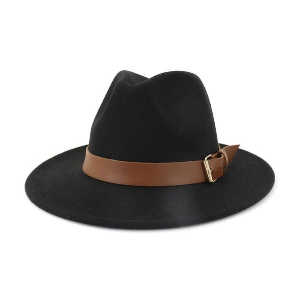 wide brim hats fedora hat ladies men's ribbon waist classicbeige white felt british elegant and charming autumn winter, Blue;gray
wide brim hats fedora hat ladies men's ribbon waist classicbeige white felt british elegant and charming autumn winter, Blue;gray