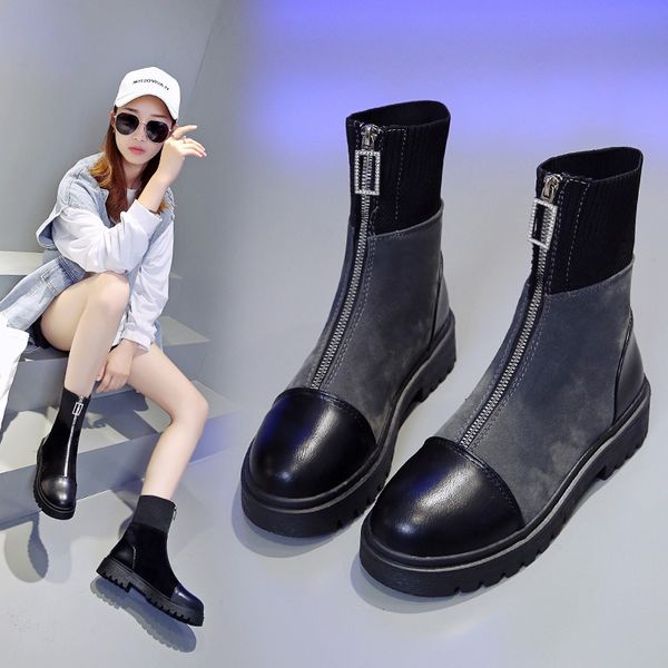 (special price) ermin martin boots women's british style autumn and winter trendy thin fashion, Black
(special price) ermin martin boots women's british style autumn and winter trendy thin fashion, Black