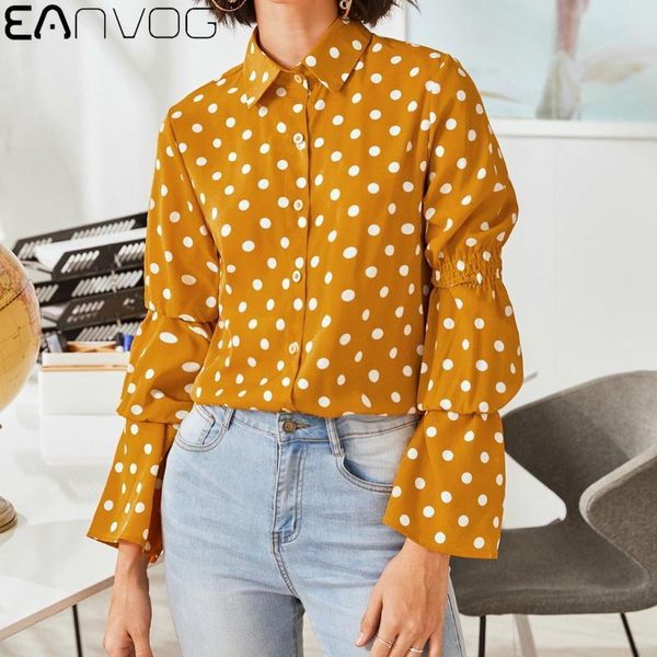 women's blouses & shirts stand collar polka dot spring autumn shirt women chiffon office ruffles puff sleeve slim base yellow blusas, White
women's blouses & shirts stand collar polka dot spring autumn shirt women chiffon office ruffles puff sleeve slim base yellow blusas, White