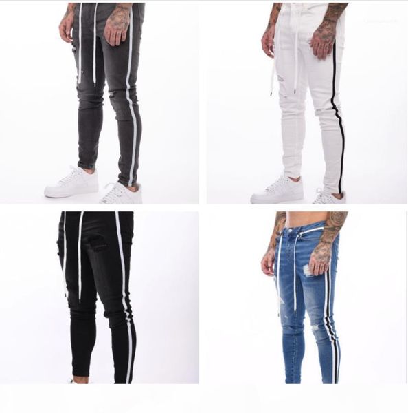 pencil pants fashion jean mens new ripped jeans spring autumn fashion street striped, Blue
pencil pants fashion jean mens new ripped jeans spring autumn fashion street striped, Blue