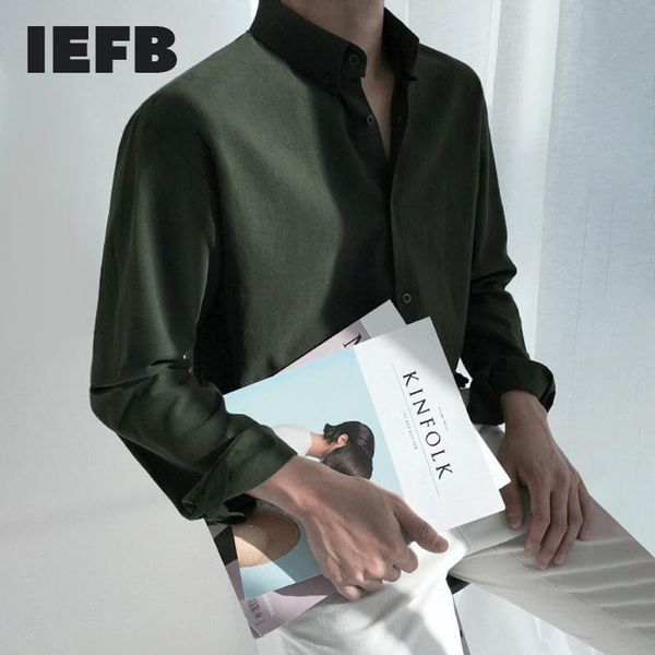 men's casual shirts iefb shirt long sleeve korean fashion cool handsome ins trend formal single breasted blouse 2021 autumn clothes, White;black
men's casual shirts iefb shirt long sleeve korean fashion cool handsome ins trend formal single breasted blouse 2021 autumn clothes, White;black