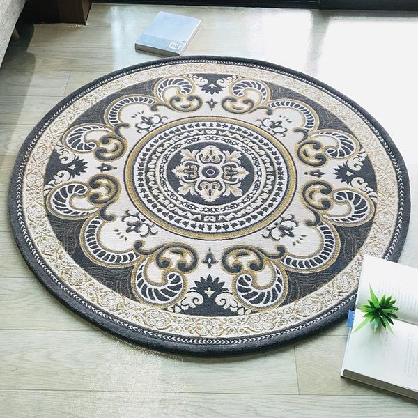 carpets jacquard pastoral round carpet for living room bedroom decoration floral floor soft chair mat kitchen home tapete sala
carpets jacquard pastoral round carpet for living room bedroom decoration floral floor soft chair mat kitchen home tapete sala