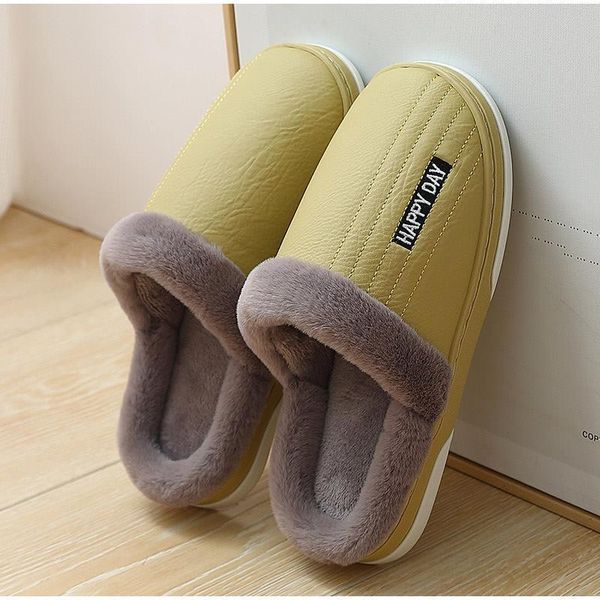 slippers waterproof non-slip home winter warm women indoor cotton slip on ladies soft slipper memory foam couples flats shoes, Black
slippers waterproof non-slip home winter warm women indoor cotton slip on ladies soft slipper memory foam couples flats shoes, Black
