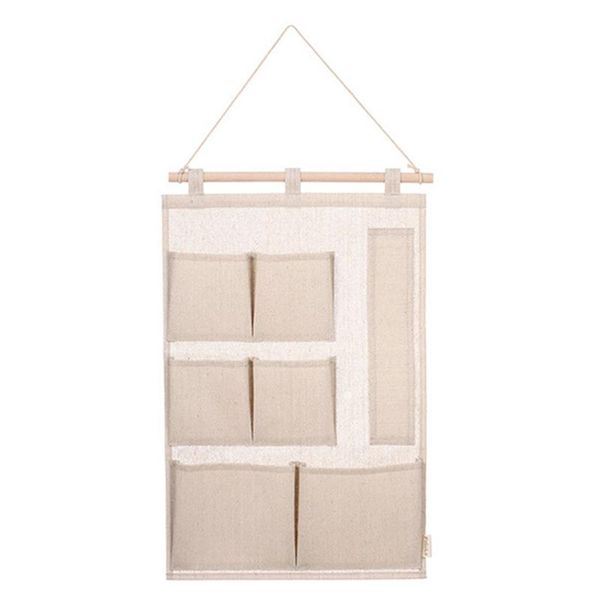 storage bags cotton linen home organizer multi pockets hanging bag closet magazines sundries wall door keys hairpins with wooden pole
storage bags cotton linen home organizer multi pockets hanging bag closet magazines sundries wall door keys hairpins with wooden pole