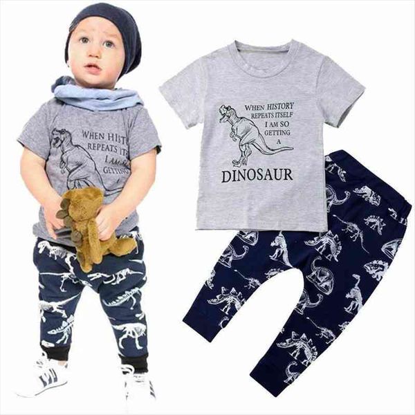 dinosaur kids baby boys short sleeve cotton t shirt long pant trouser 2pcs outfits casual summer clothes set, White
dinosaur kids baby boys short sleeve cotton t shirt long pant trouser 2pcs outfits casual summer clothes set, White