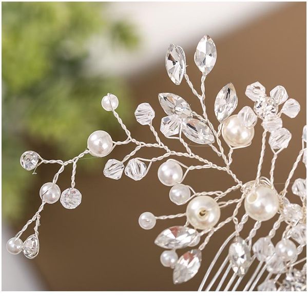 wedding headdress hair combs for bride silver color rhinestones pearls women hairpins bridal headpiece hair combs acc qylsxl
wedding headdress hair combs for bride silver color rhinestones pearls women hairpins bridal headpiece hair combs acc qylsxl