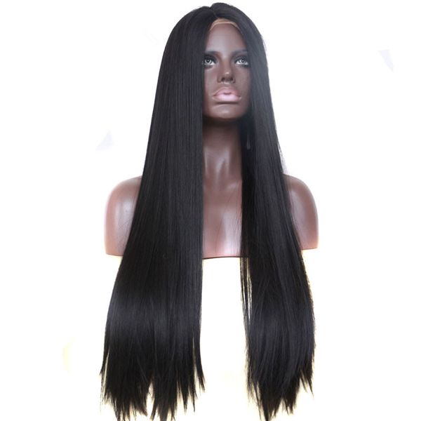 long natural looking silky straight hair heat resistant japan fiber black color hair glueless semi soft synthetic lace front wig black women
long natural looking silky straight hair heat resistant japan fiber black color hair glueless semi soft synthetic lace front wig black women